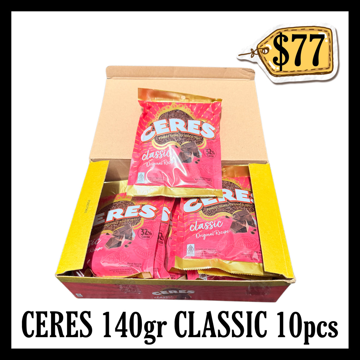 Ceres 140gr Classic 1pak isi 10pcs (BBD 10 AUG 2027)