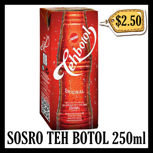 Sosro Teh Botol 250ml Kotak (BB 02 FEB 2026)