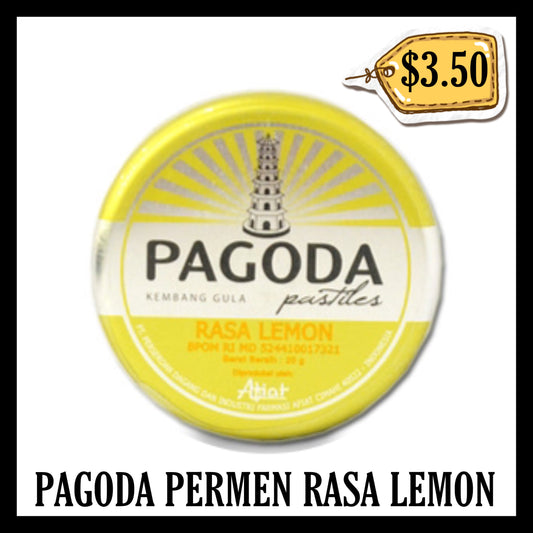 Pagoda Permen Rasa Lemon (BB END DEC 2026)