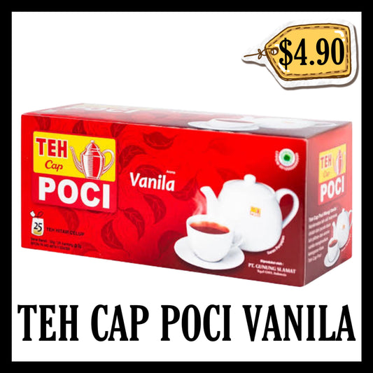 Teh Cap Poci Vanila Teh Celup Isi 25pcs (BBD 06 FEB 2028)