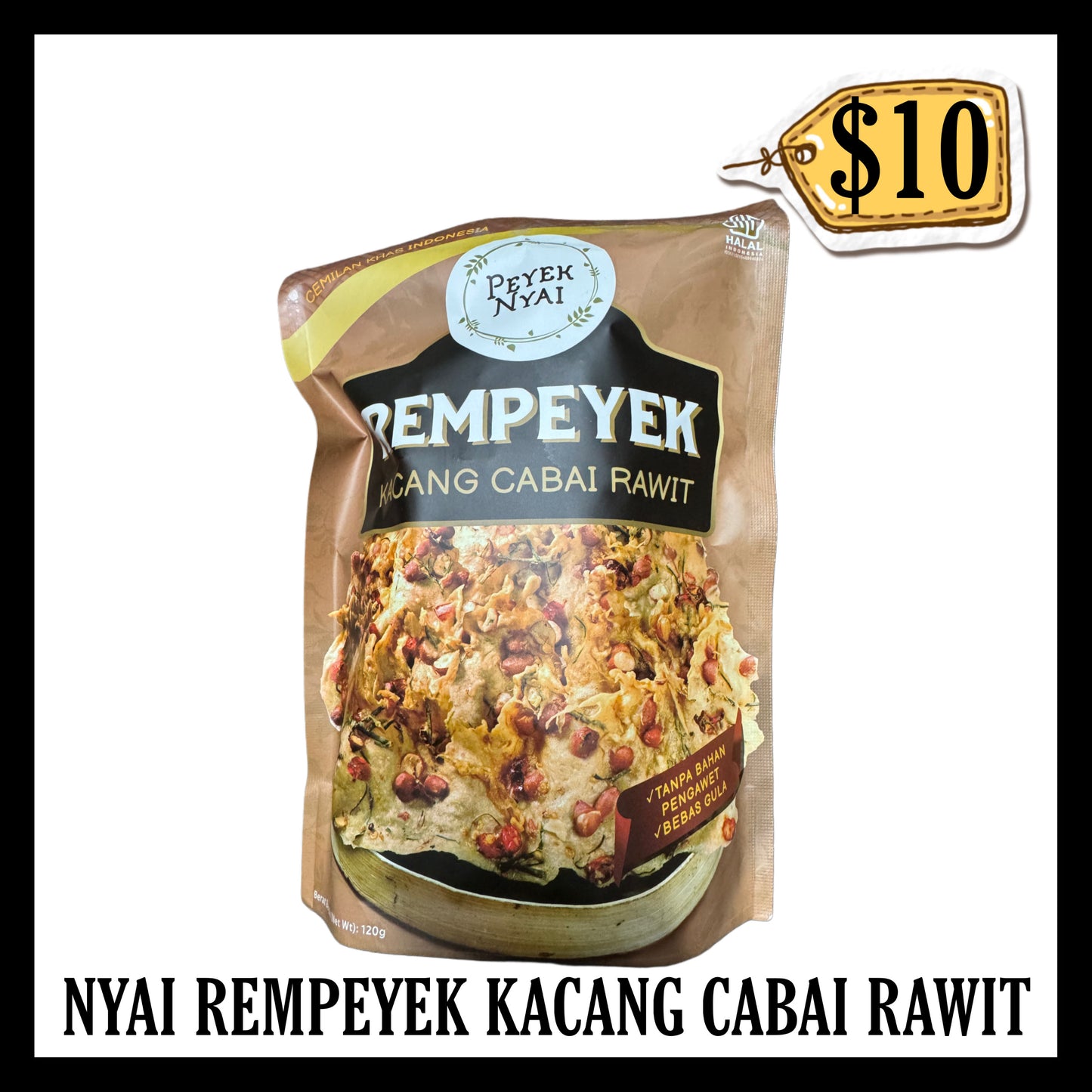 Peyek Nyai Rempeyek Kacang Cabai Rawit (BB 11 JUN 2026)