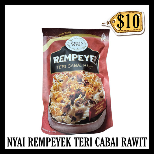 Peyek Nyai Rempeyek Teri Cabai Rawit (BB 21 JUN 2026)