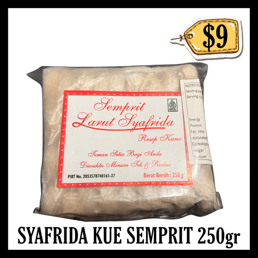 Syafrida Kue Semprit 250gr (BBD 28 MAR 2027)
