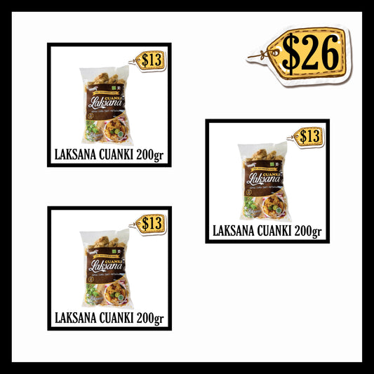 Laksana Cuanki 200gr (BUY 2 GET 1 FREE)(BBD END FEB 2027)