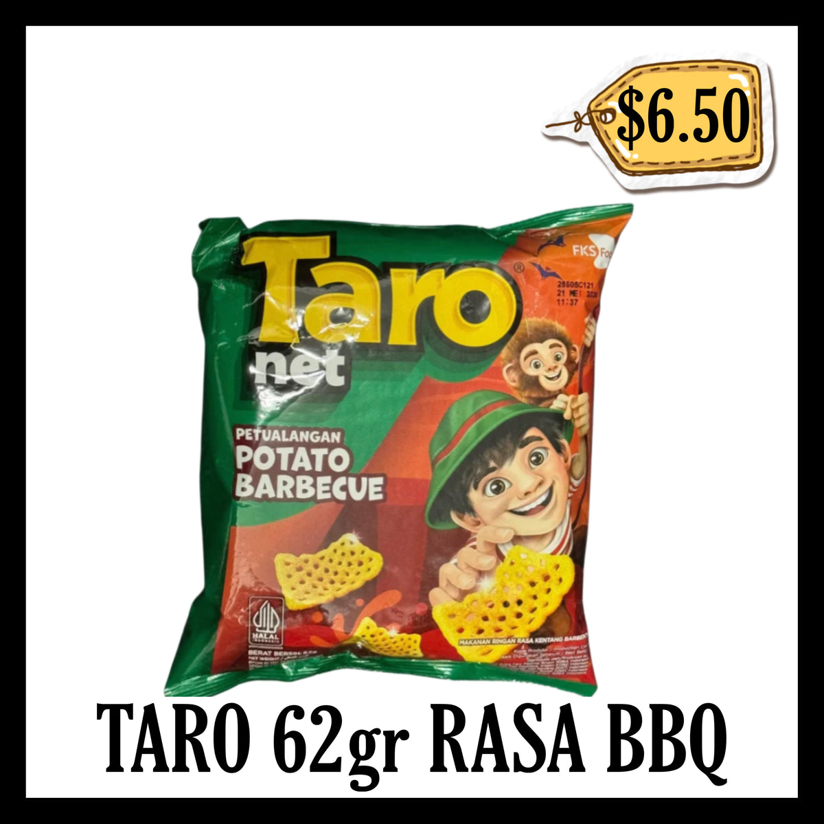 Taro 62gr Bbq (BBD 16 JUN 2027)