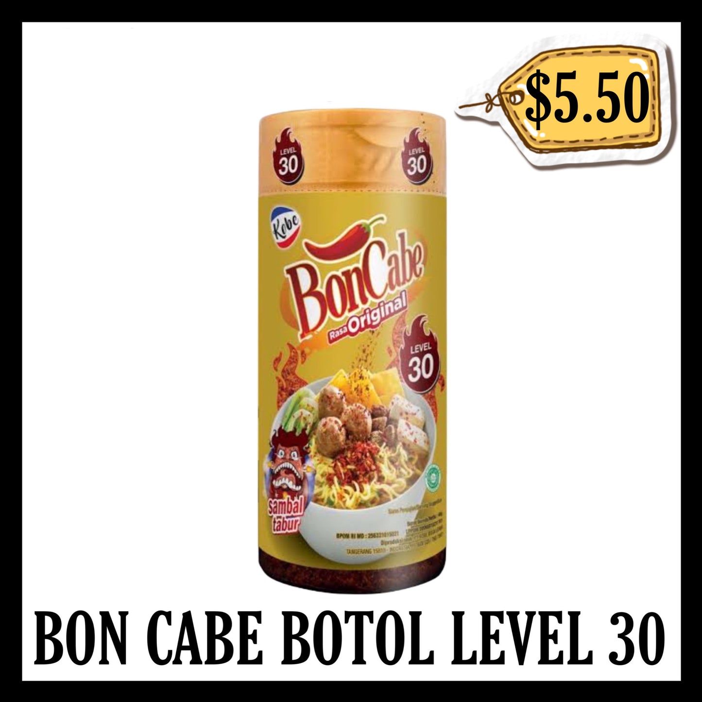 Bon Cabe Botol Level 30 (BB 03 MAR 2027)