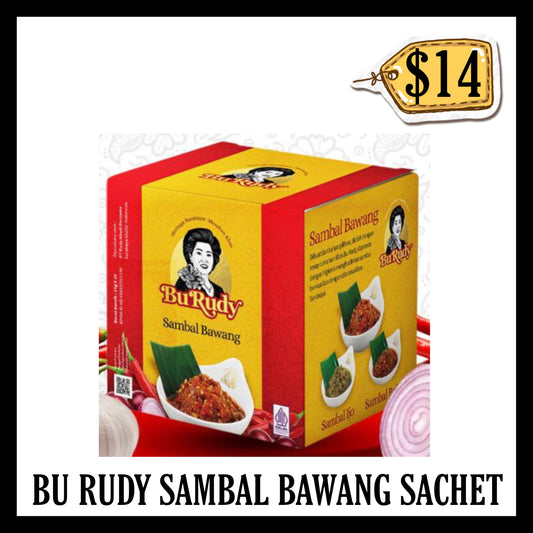 Bu Rudy Sambal Bawang Sachet 10pcs (BB 09 NOV 2025)