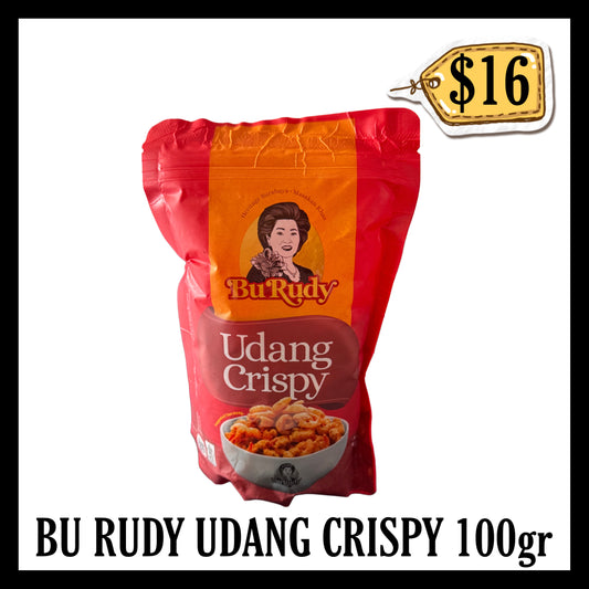 Bu Rudy Udang Crispy 100gr (BB 04 NOV 2025)
