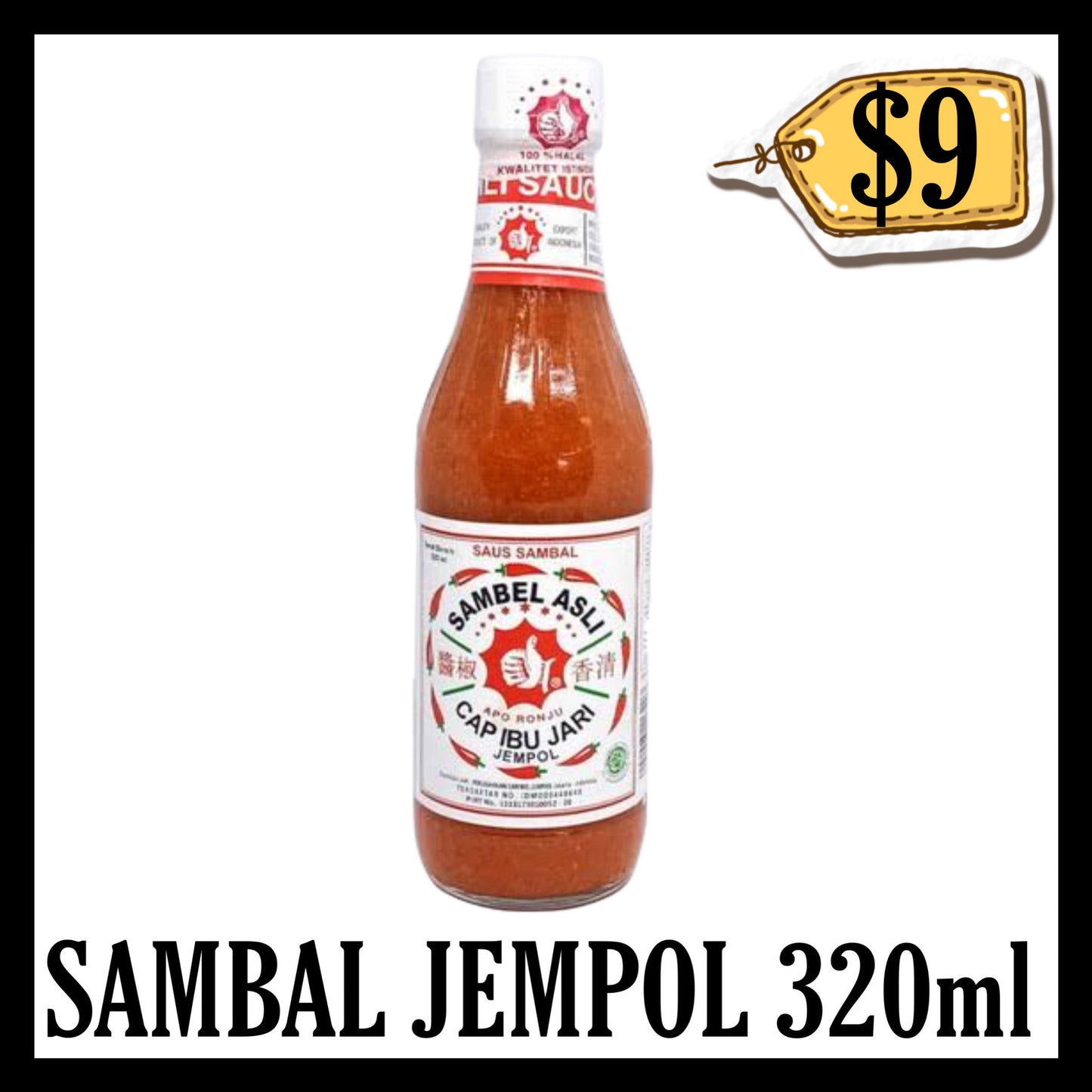 Sambal Cap Ibu Jari / Jempol 320ml (BBD 29 OCT 2027)