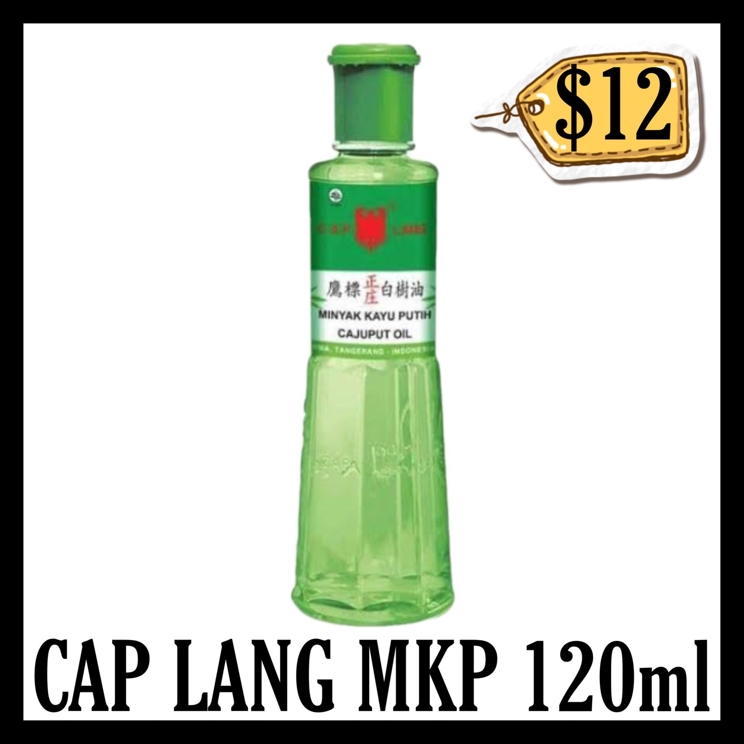 Cap Lang Minyak Kayu Putih 120ml Mkp (BB END MAR 2029)