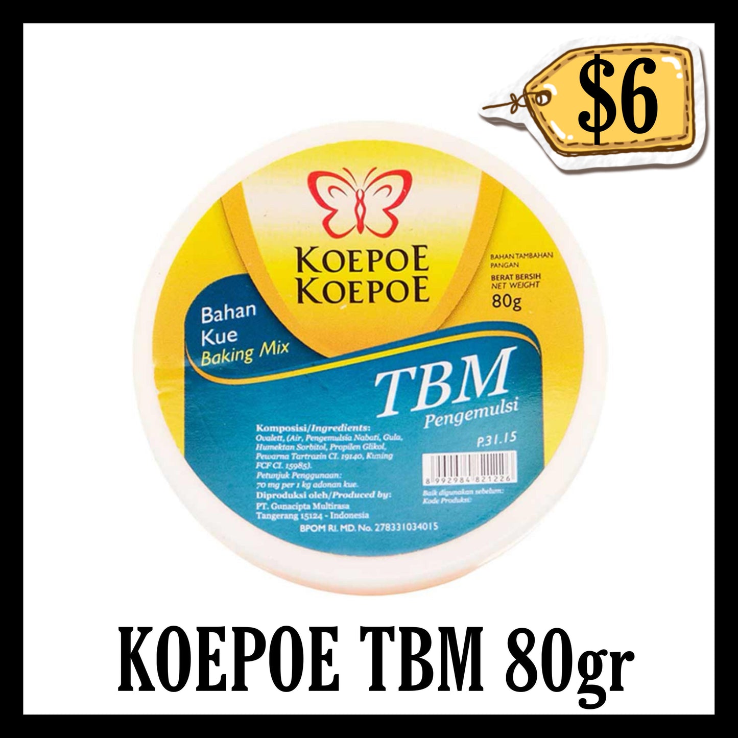 Koepoe Koepoe Tbm 80gr Besar (BB 19 APR 2026)