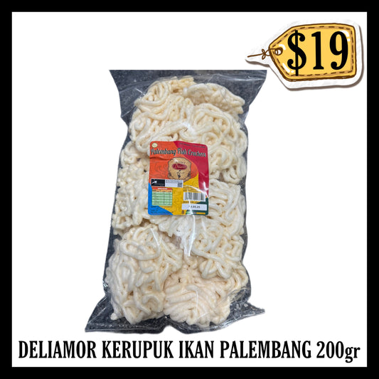 Deliamor Kerupuk Ikan Palembang 200gr (BBD 10 JAN 2027)