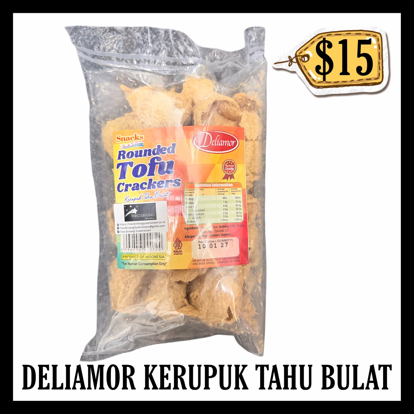 Deliamor Kerupuk Tahu Bulat (BBD 10 JAN 2027)