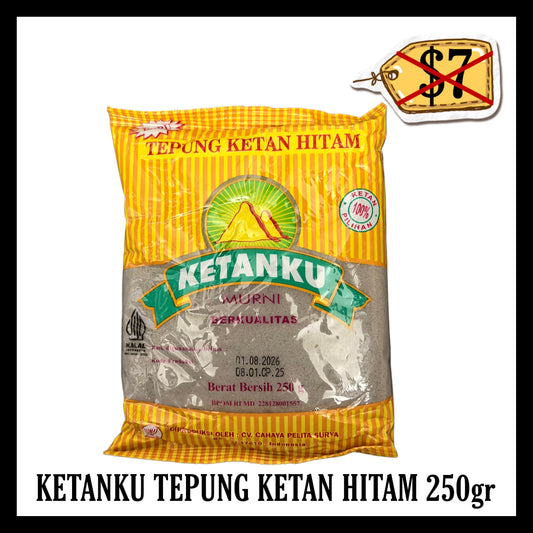 (SALE 20% OFF) Ketanku Tepung Ketan Hitam 250gr (BBD 01 AUG 2026)
