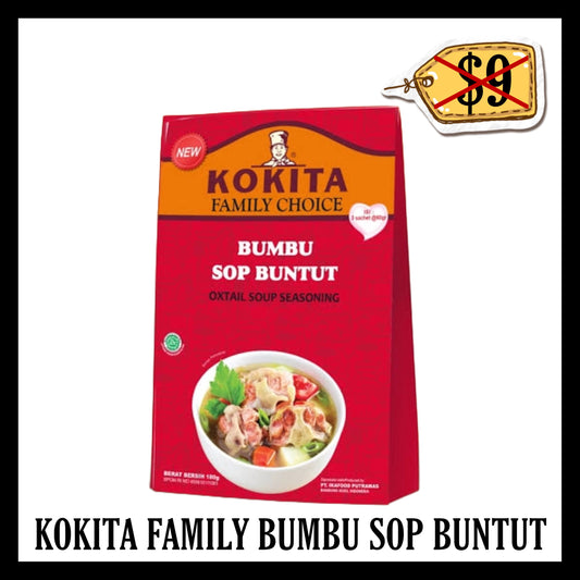 (SALE 20% OFF) Kokita Family Bumbu Sop Buntut (BBD 13 AUG 2026)