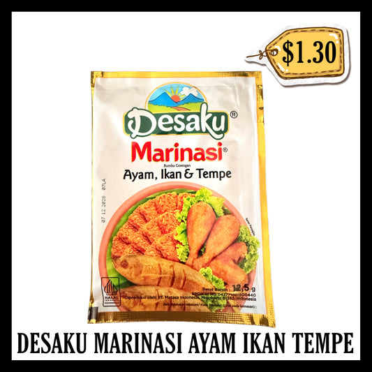 Desaku Marinasi Bumbu Ayam Ikan Tempe 12.5gr (BBD END MAR 2028)