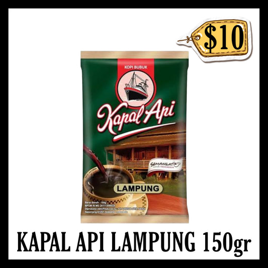 Kapal Api Kopi Bubuk Lampung 150gr (BBD 05 MAR 2027)