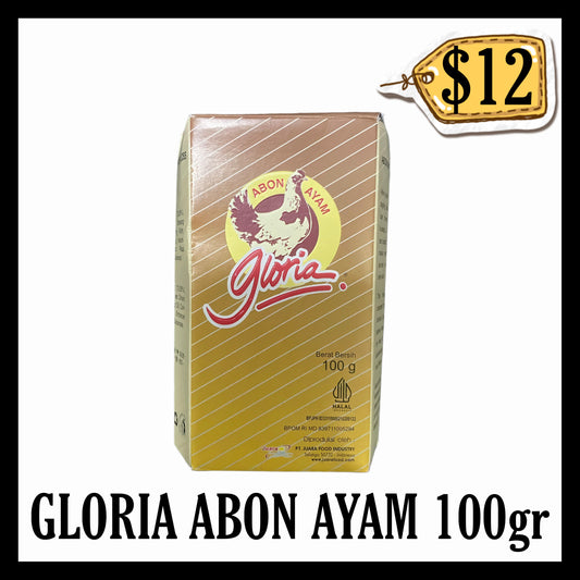 Gloria Abon Ayam 100gr Kotak (BBD 21 NOV 2026)