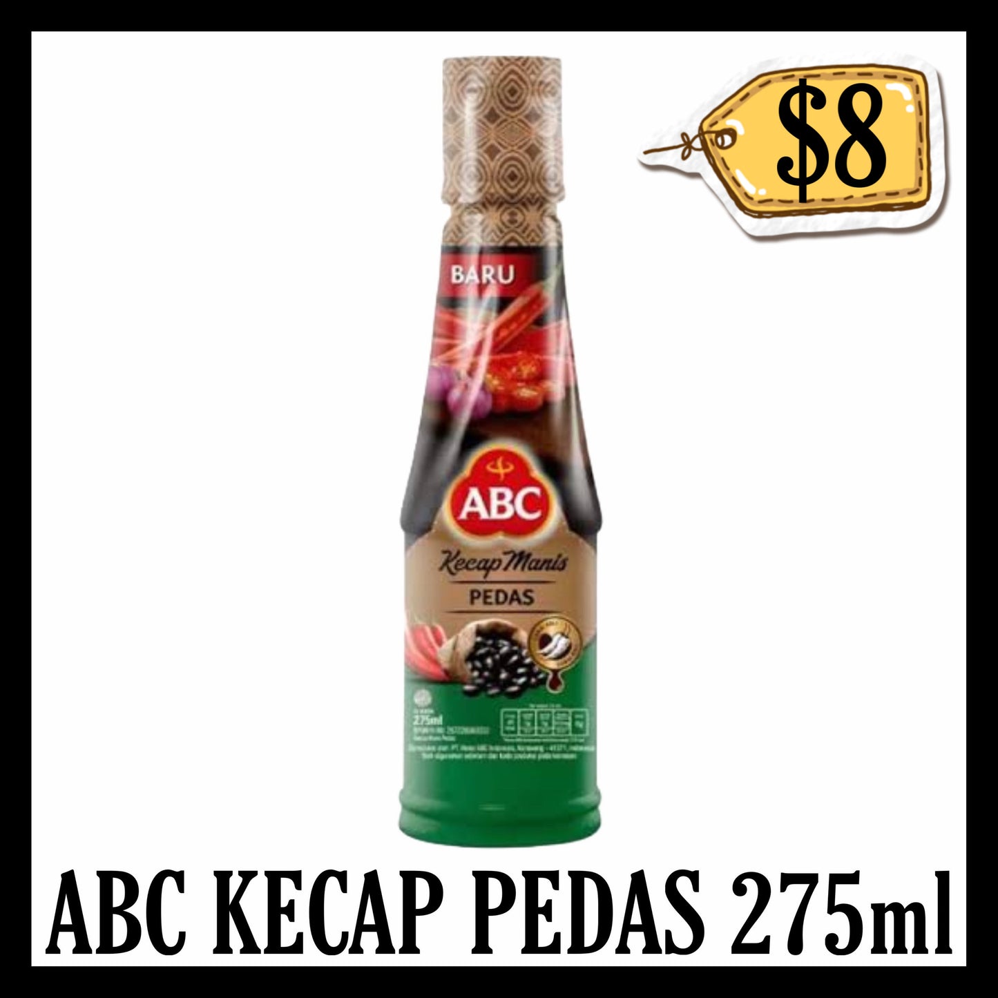 Abc Kecap Pedas Botol 275ml (BBD