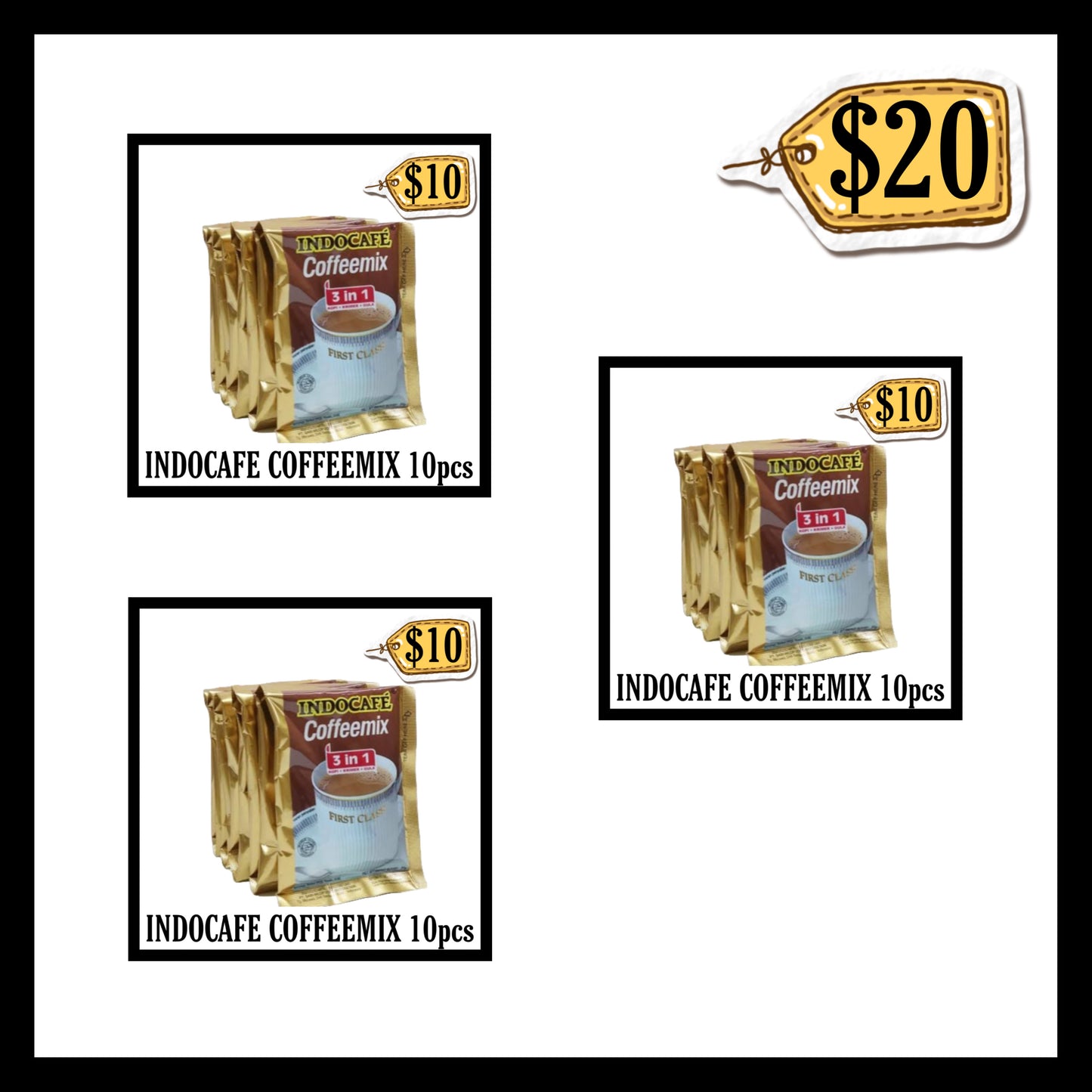 Indocafe Coffemix 10pcs (BUY 2 GET 1 FREE) (BBD END JAN 2027)