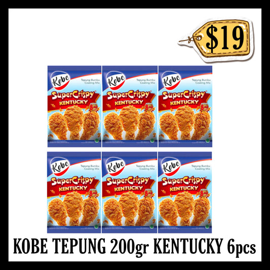 Kobe Tepung Kentucky 200gr 6pcs (BBD 13 OCT 2027)