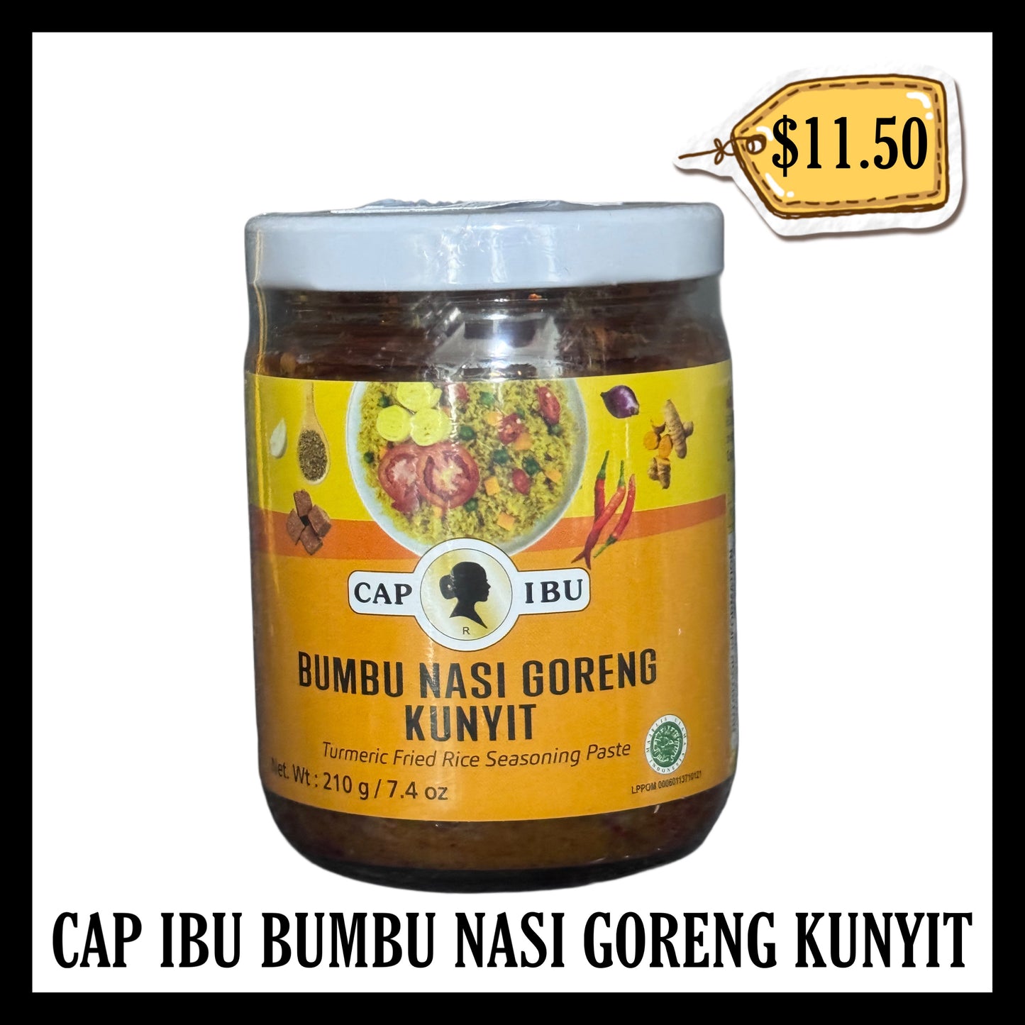 Cap Ibu Bumbu Nasi Goreng Kunyit (BBD 02 APR 2027)
