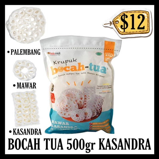 Bocah Tua Krupuk 500gr Kasandra Original (BBD 21 JUL 2027)