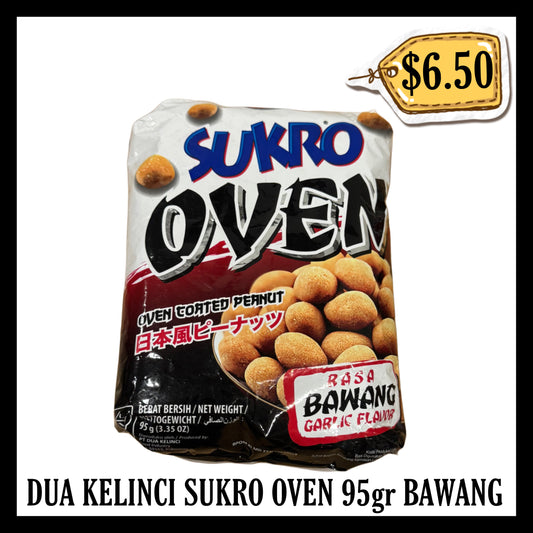 Dua Kelinci Sukro Oven 95gr Bawang (BBD END FEB 2027)