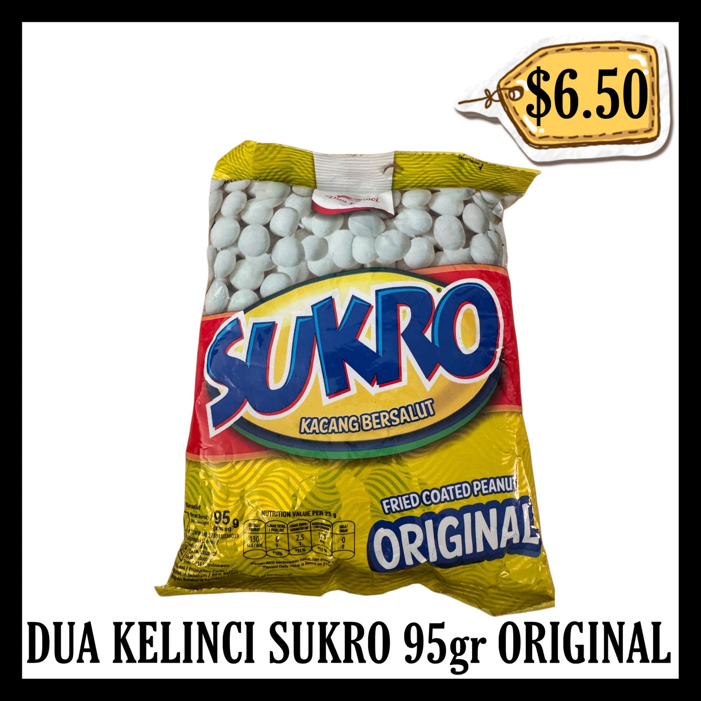 Dua Kelinci Sukro 95gr Original (BBD END FEB 2027)