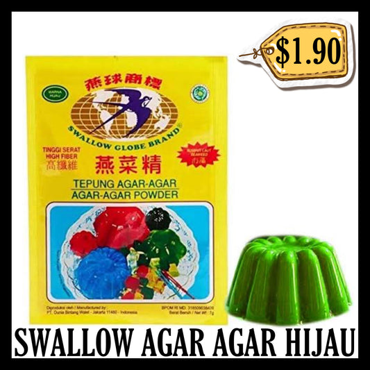 Swallow Agar Agar Hijau (BBD 10 MAR 2029)