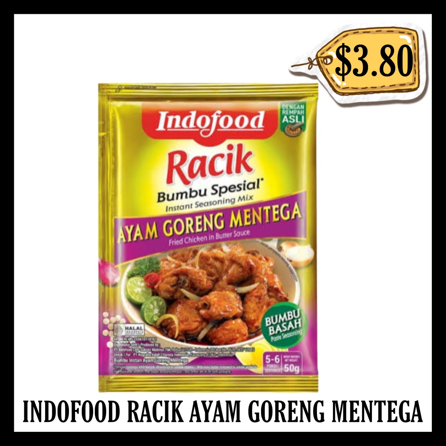 Indofood Racik Bumbu Ayam Goreng Mentega (BBD 13 AUG 2027)