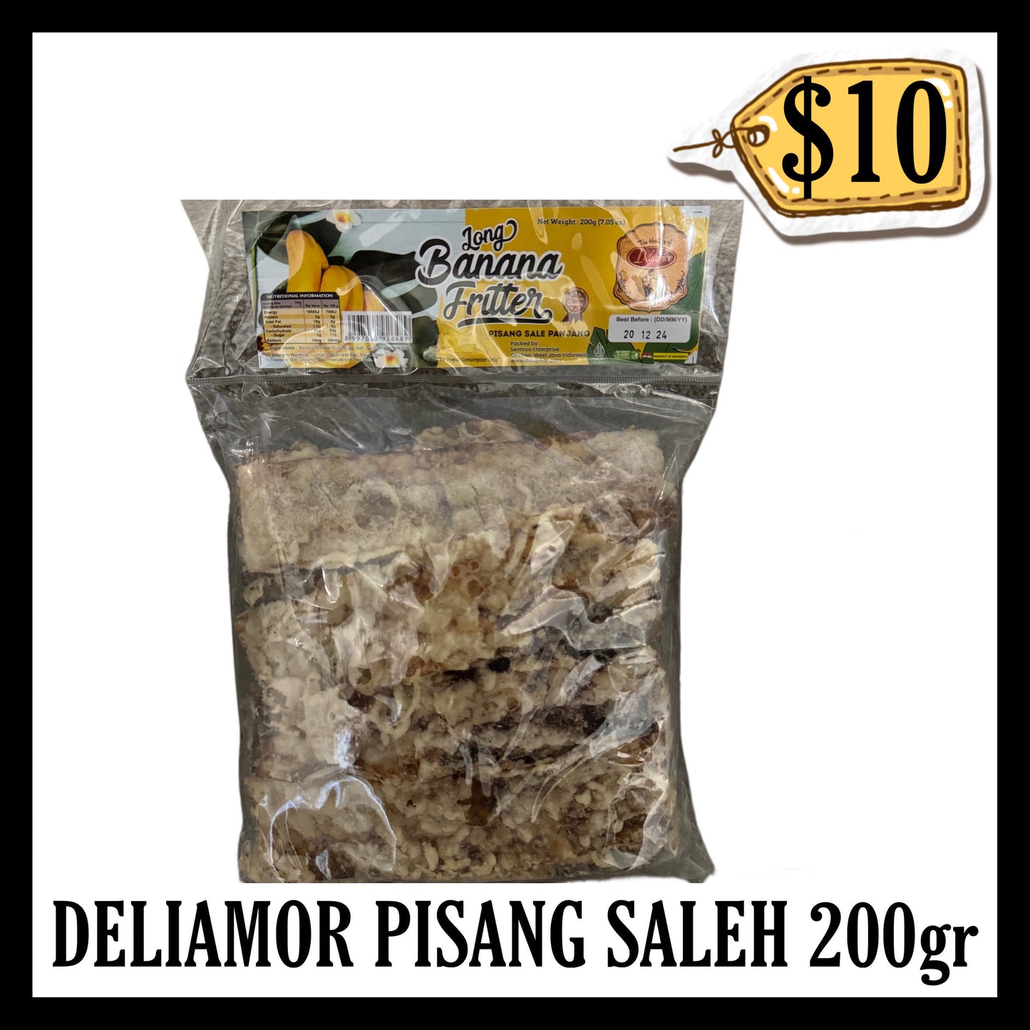 Deliamor Pisang Saleh 200gr (BBD 10 JAN 2027)