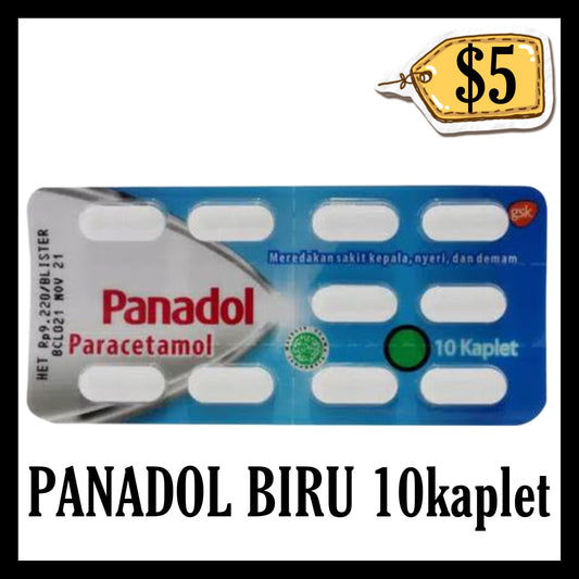 Panadol Biru 10kaplet (BB END DEC 2027)
