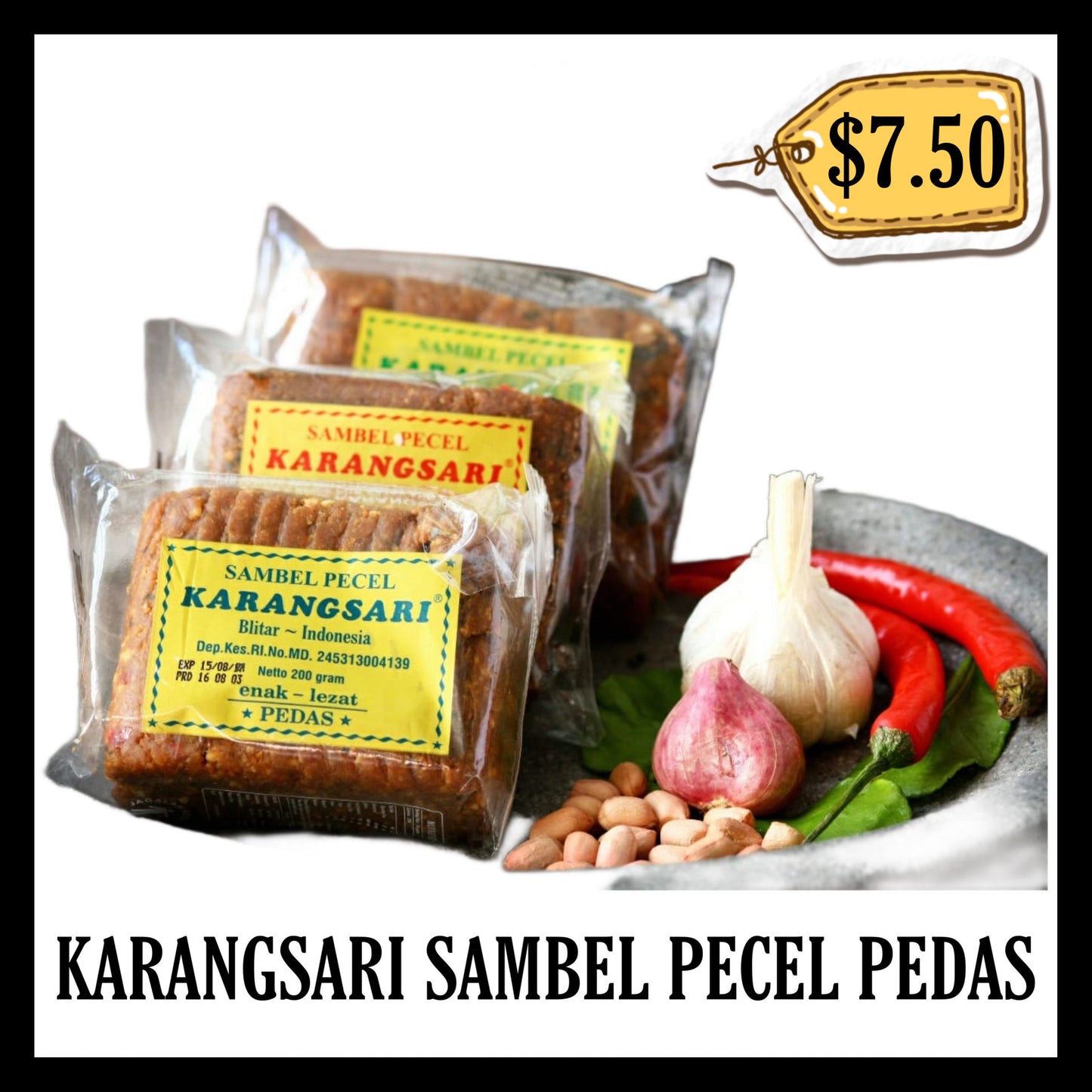 Karangsari Sambel Pecel Pedas (BBD 26 MAY 2027)