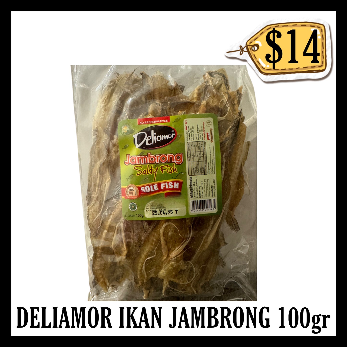 Deliamor Ikan Jambrong 100gr (BBD-