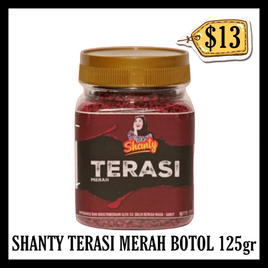 Shanty Terasi Merah Botol 125gr (BB 03 MAR 2026)