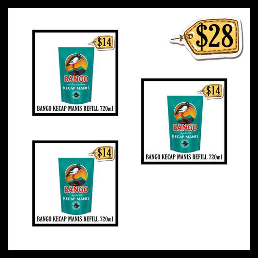 Bango Kecap Manis Refill 700ml (BUY 2 GET 1 FREE) (BBD 06 APR 2027)