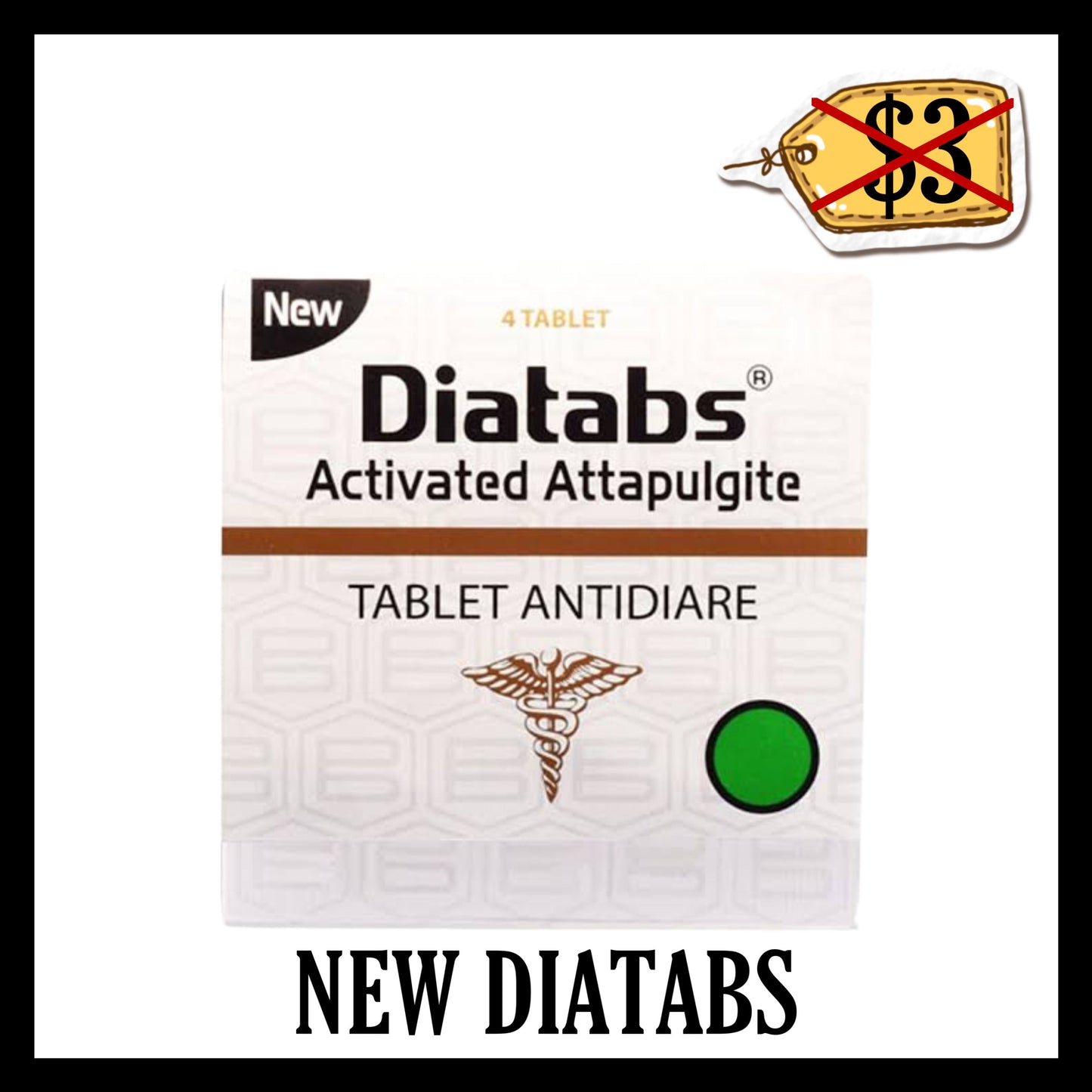 (SALE 30% OFF) New Diatabs (BBD END SEP 2026)