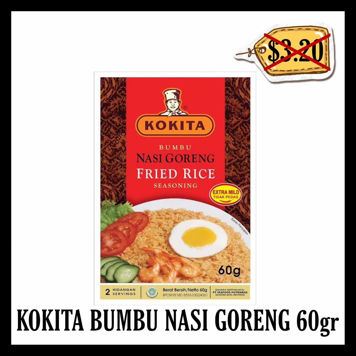 (SALE 20% OFF) Kokita Bumbu Nasi Goreng (BBD 03 SEP 2026)