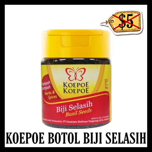 (SALE 20% OFF) Koepoe Koepoe Biji Selasih (BBD 22 SEP 2026)