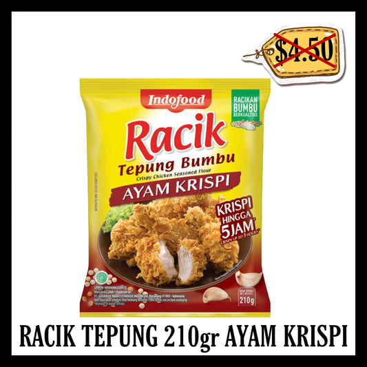 (SALE 20% OFF) Racik Tepung 210gr Ayam Krispi (BBD 20 SEP 2026)