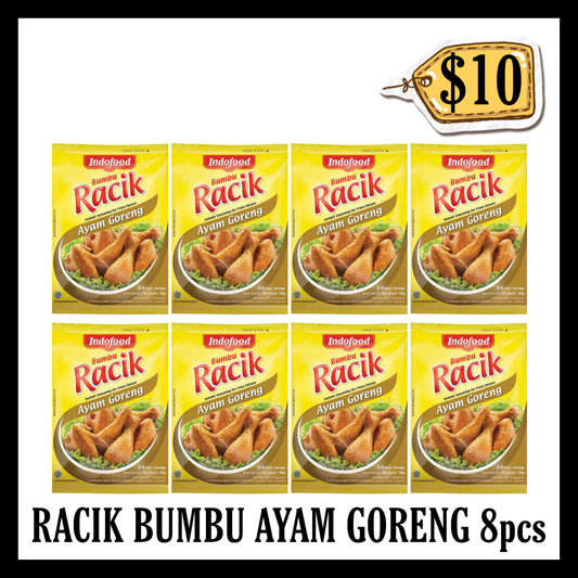 Indofood Racik Bumbu Ayam Goreng 8pcs ($10 BUNDLE DEALS)(BBD 01 MAR 2027)