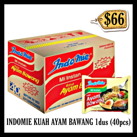 Indomie Kuah Ayam Bawang 1dus isi 40pcs (BB 01 DEC 2025)