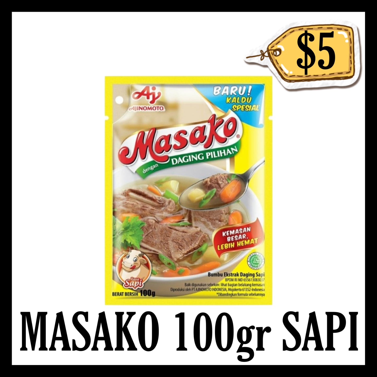 Masako 100gr Sapi (BB 01 DEC 2025)