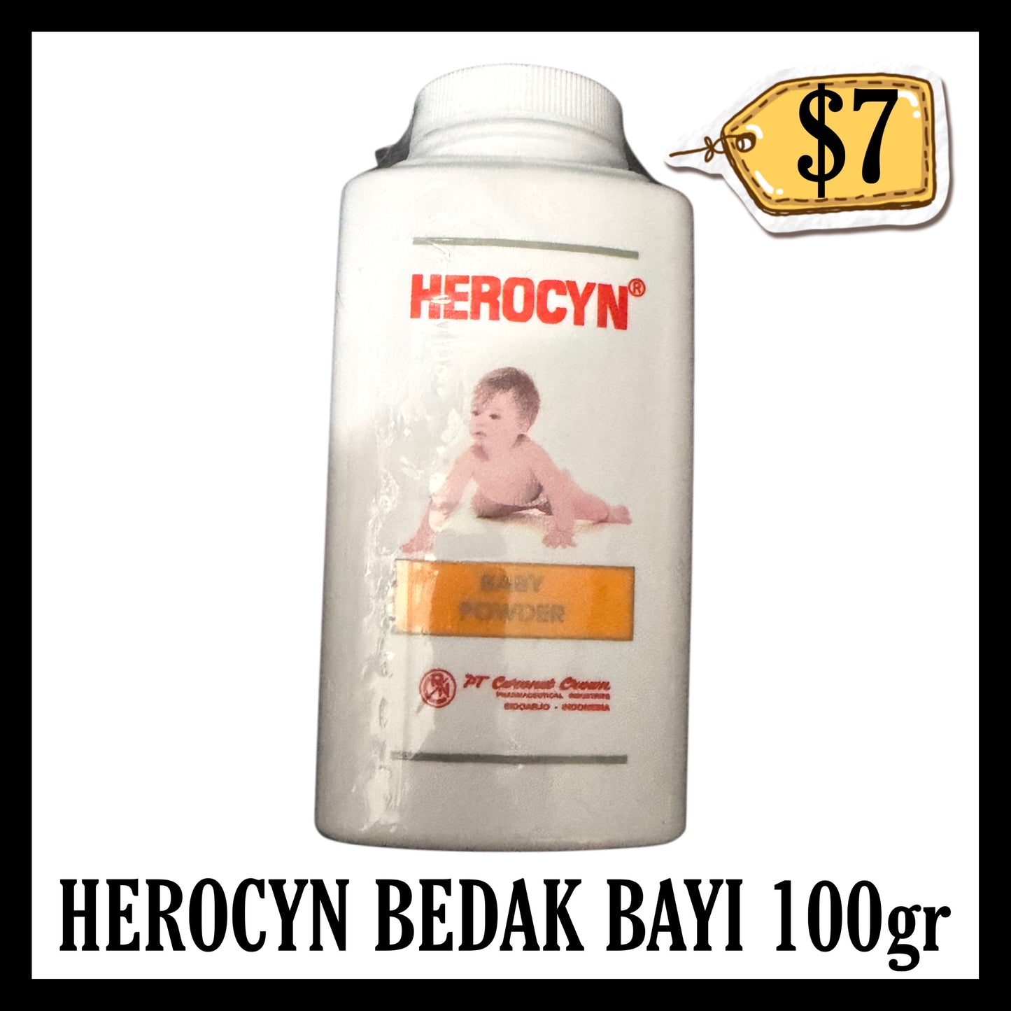 Herocyn Baby Bedak 100gr Kecil (BB END NOV 2026)