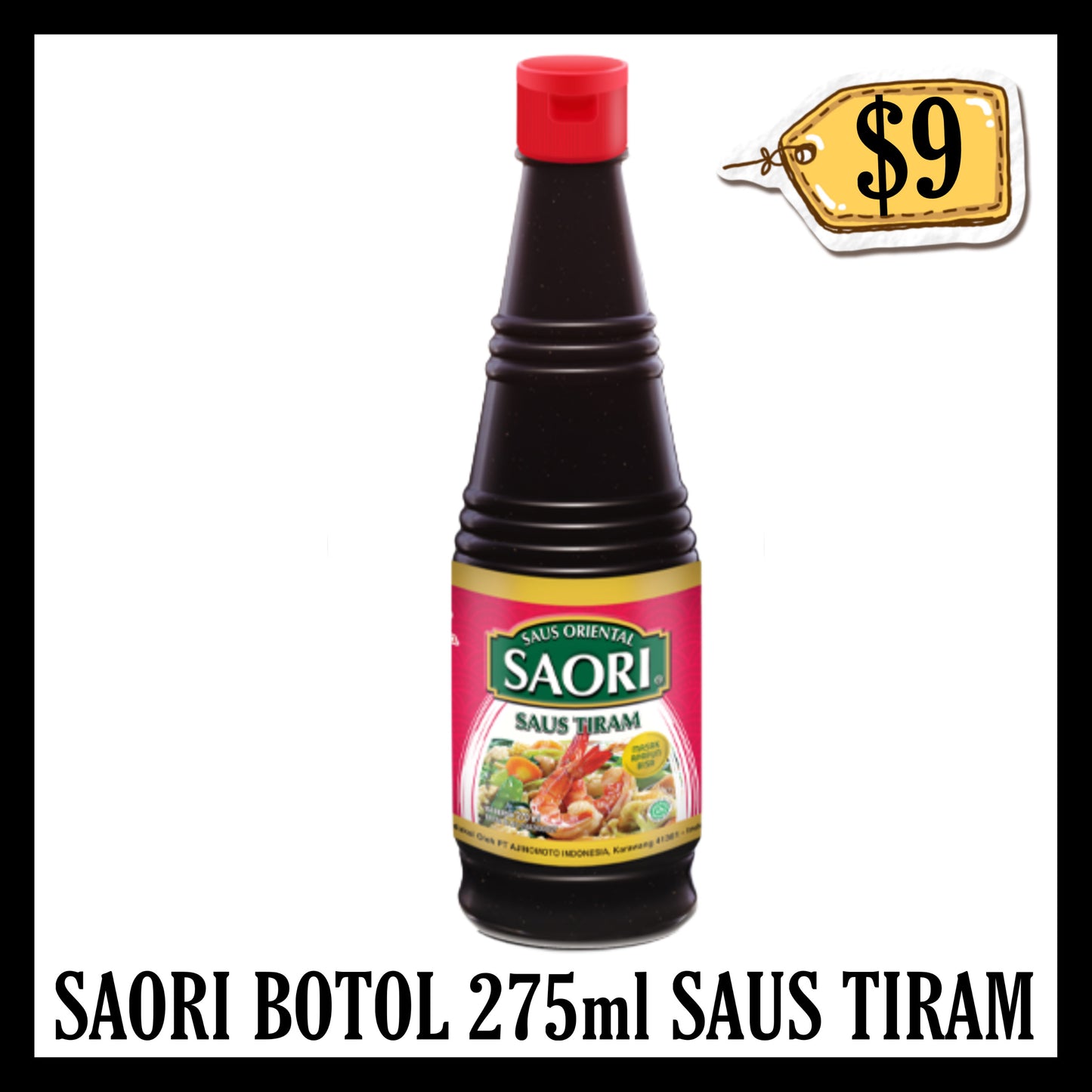 Saori Botol 275ml Saus Tiram (BBD 13 MAR 2027)