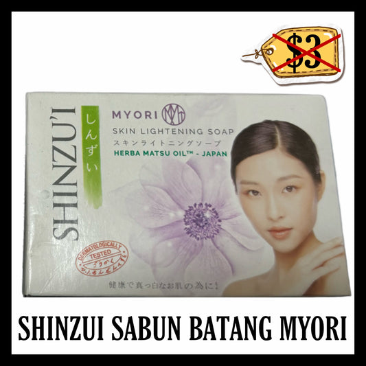 (SALE 30% OFF) Shinzui Sabun Batang Myori (BBD 12 MAY 2026)