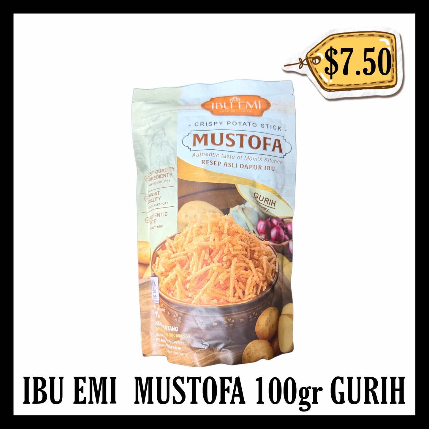 Ibu Emi Mustofa 100gr Gurih (BBD 06 OCT 2027)