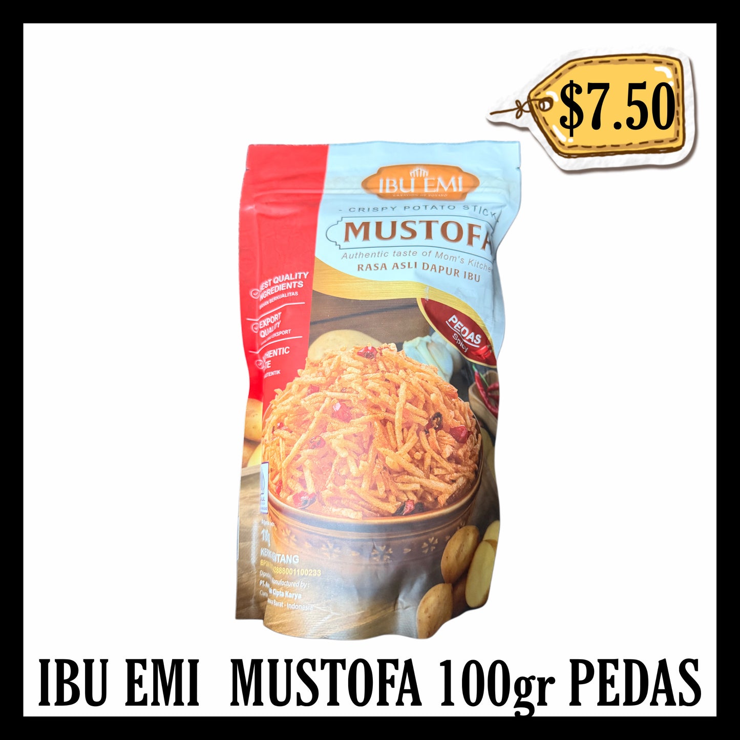 Ibu Emi Mustofa 100gr Pedas (BBD 06 OCT 2027)