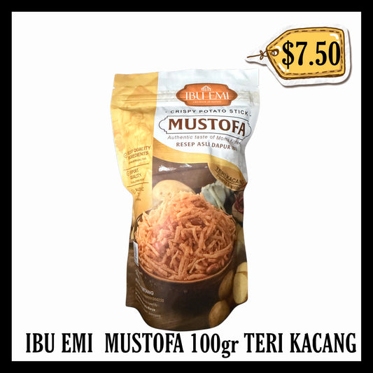 Ibu Emi Mustofa 100gr Teri Kacang (BBD 06 OCT 2027)